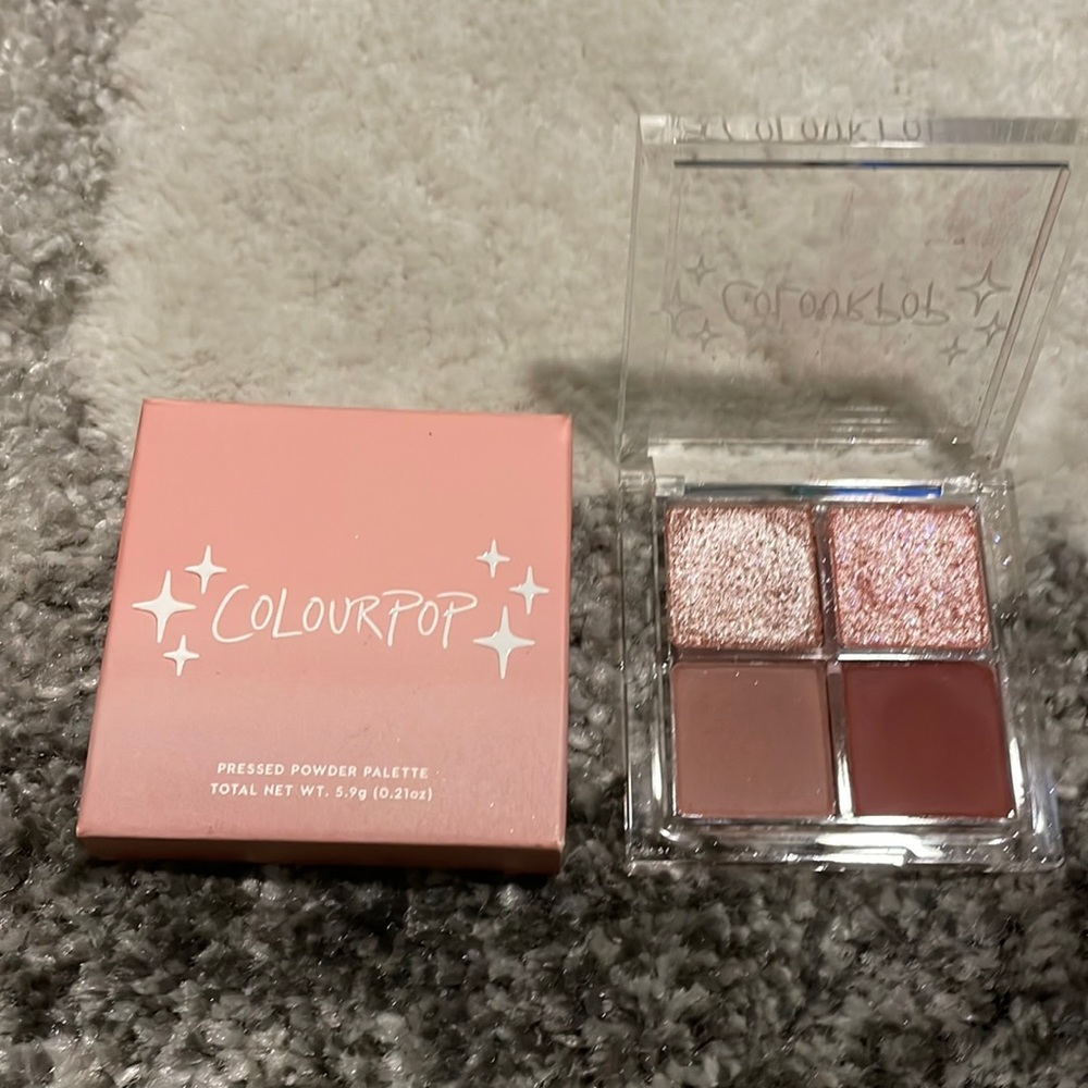 Colourpop’s “Sorbet” 4 pan eyeshadow palette!